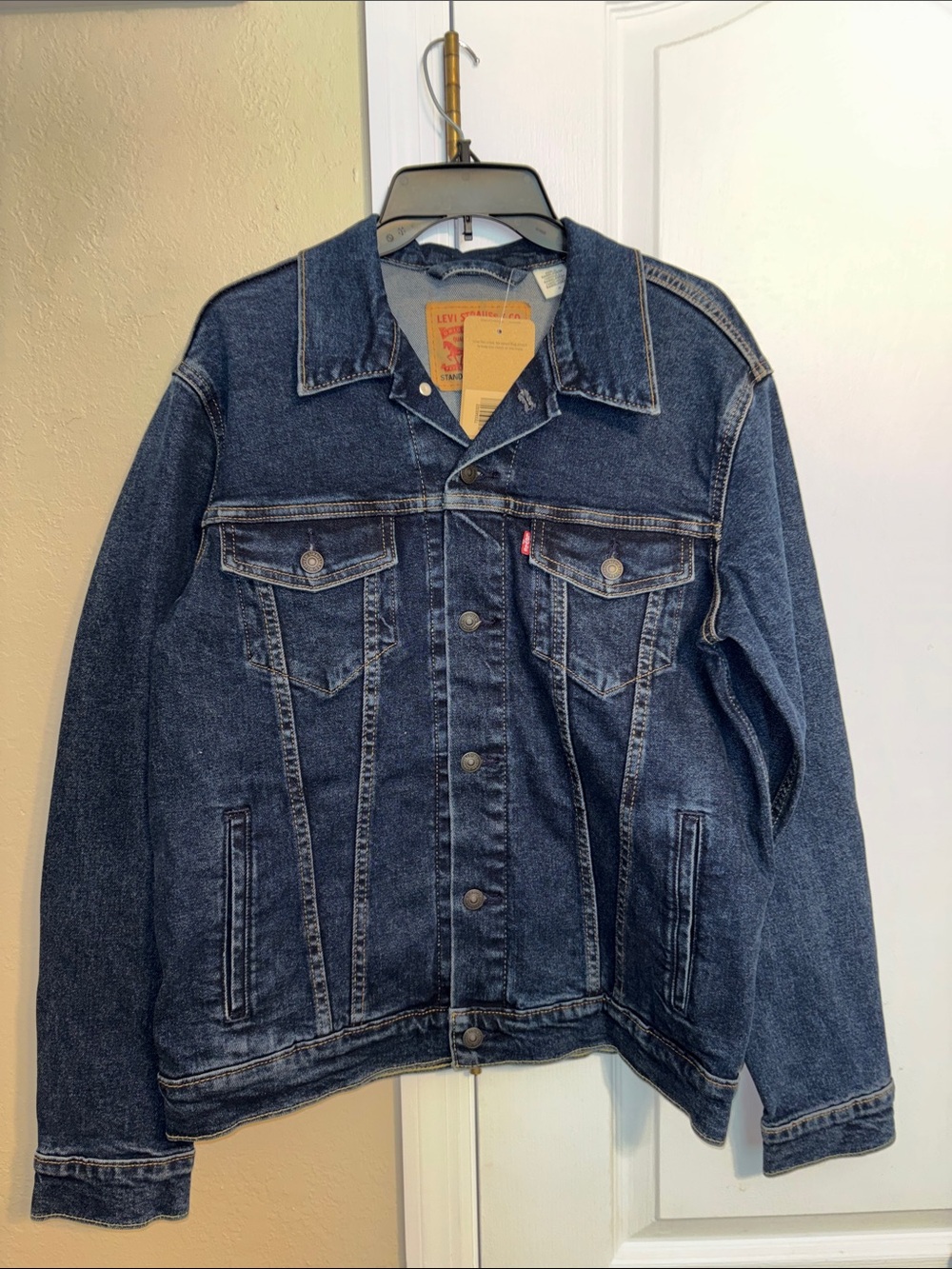 Levi's Dark Blue Denim Jacket - Lightweight Shirt Jacket